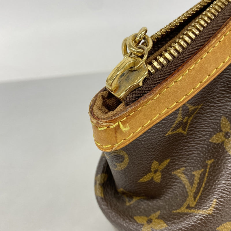 【6fa1122】ルイヴィトン ハンドバッグ モノグラム ティボリPM M40143 ブラウン【中古】レディース