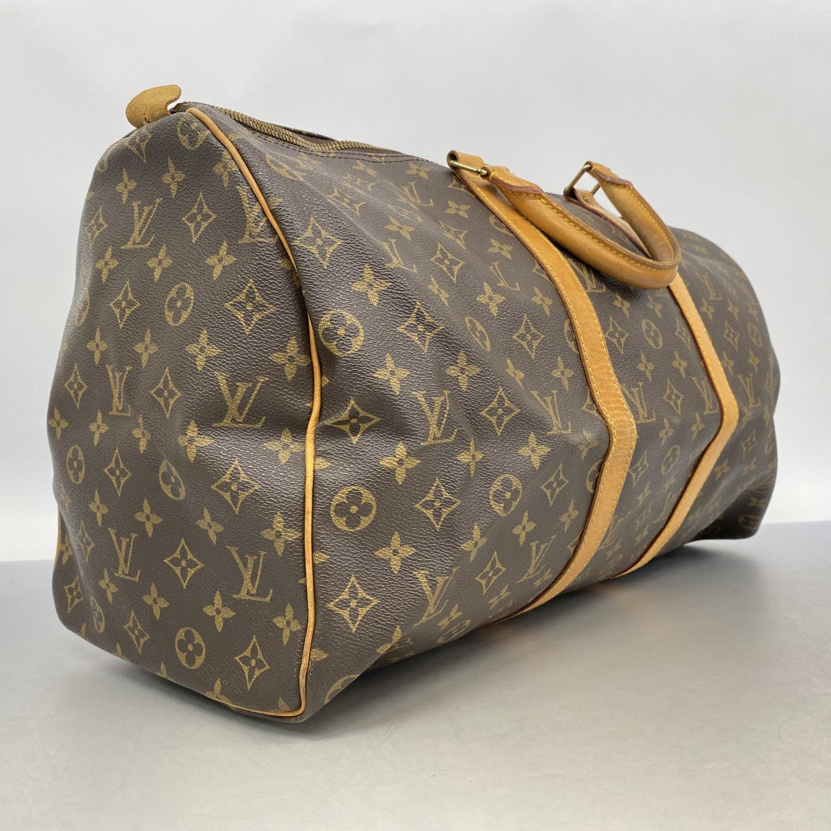【6fa1125】ルイヴィトン ボストンバッグ モノグラム キーポル50 M41426 ブラウン【中古】メンズ レディース ユニセックス