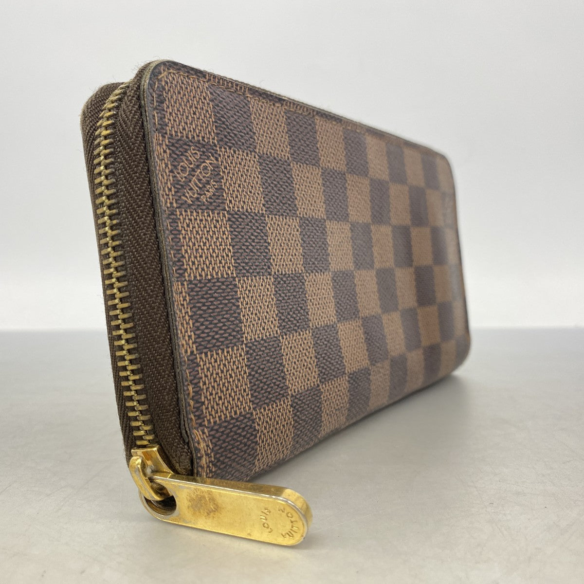 【6fa1129】ルイヴィトン 長財布 ダミエ ジッピーウォレット N60015 エベヌ【中古】メンズ レディース ユニセックス