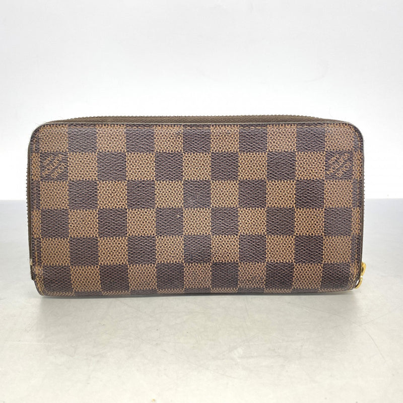 【6fa1129】ルイヴィトン 長財布 ダミエ ジッピーウォレット N60015 エベヌ【中古】メンズ レディース ユニセックス