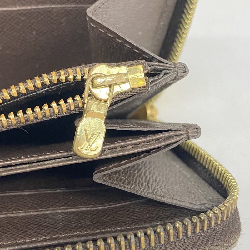 【6fa1129】ルイヴィトン 長財布 ダミエ ジッピーウォレット N60015 エベヌ【中古】メンズ レディース ユニセックス