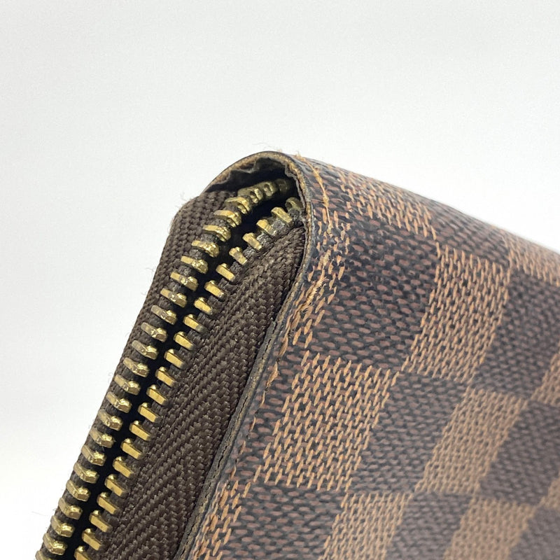 【6fa1129】ルイヴィトン 長財布 ダミエ ジッピーウォレット N60015 エベヌ【中古】メンズ レディース ユニセックス