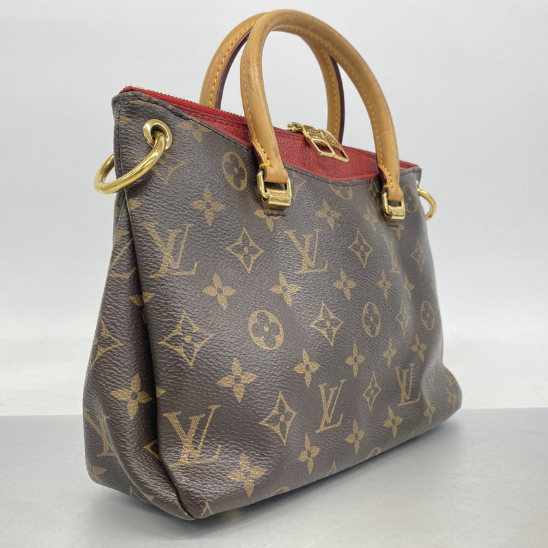 【6fa1147】ルイヴィトン ハンドバッグ モノグラム パラスBB M41241 ブラウン スリーズ【中古】レディース