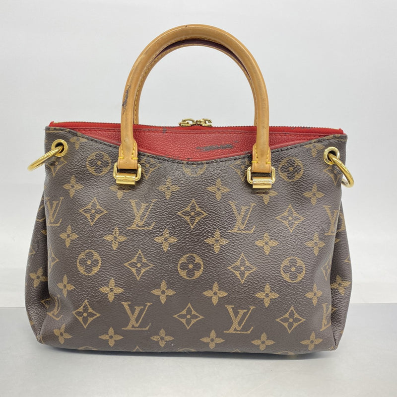 【6fa1147】ルイヴィトン ハンドバッグ モノグラム パラスBB M41241 ブラウン スリーズ【中古】レディース