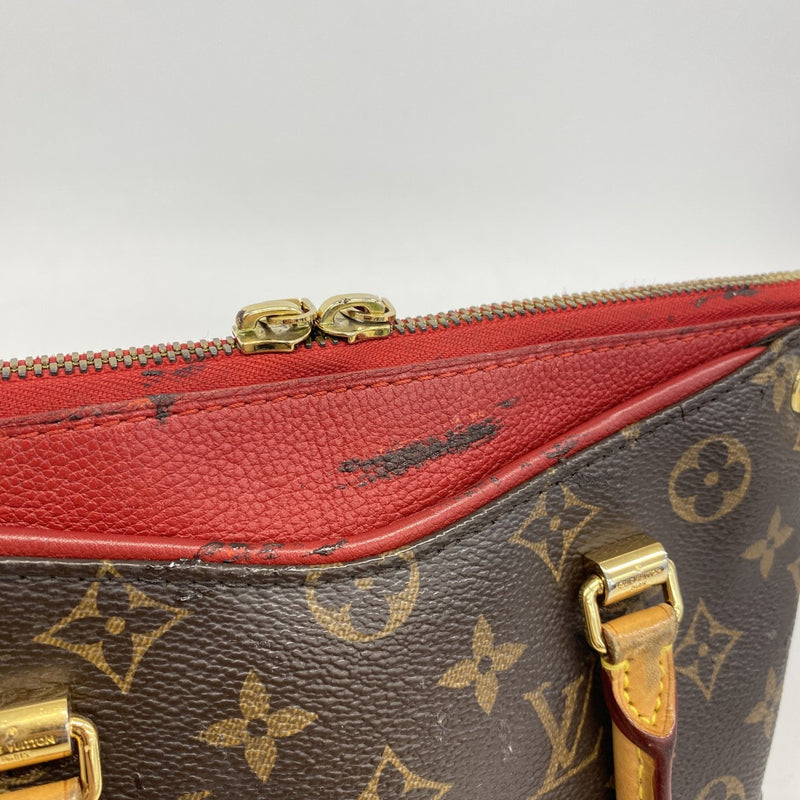 【6fa1147】ルイヴィトン ハンドバッグ モノグラム パラスBB M41241 ブラウン スリーズ【中古】レディース