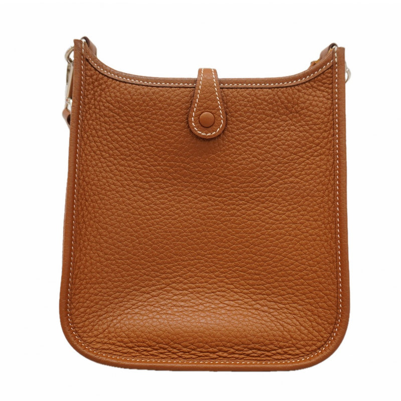 【6fa1150】エルメス ショルダーバッグ エヴリンTPM トリヨンクレマンス ゴールド シルバー金具 U刻印【中古】レディース