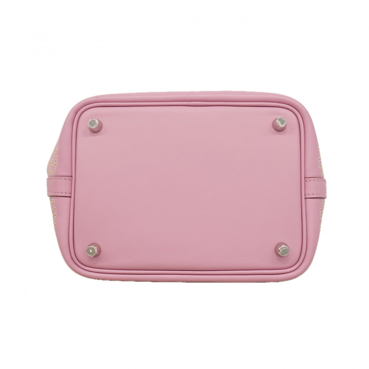 【6fa1155】エルメス ハンドバッグ ピコタンロックPMラッキーデイジー モーヴシルベストル シルバー金具 U刻印【中古】レディース