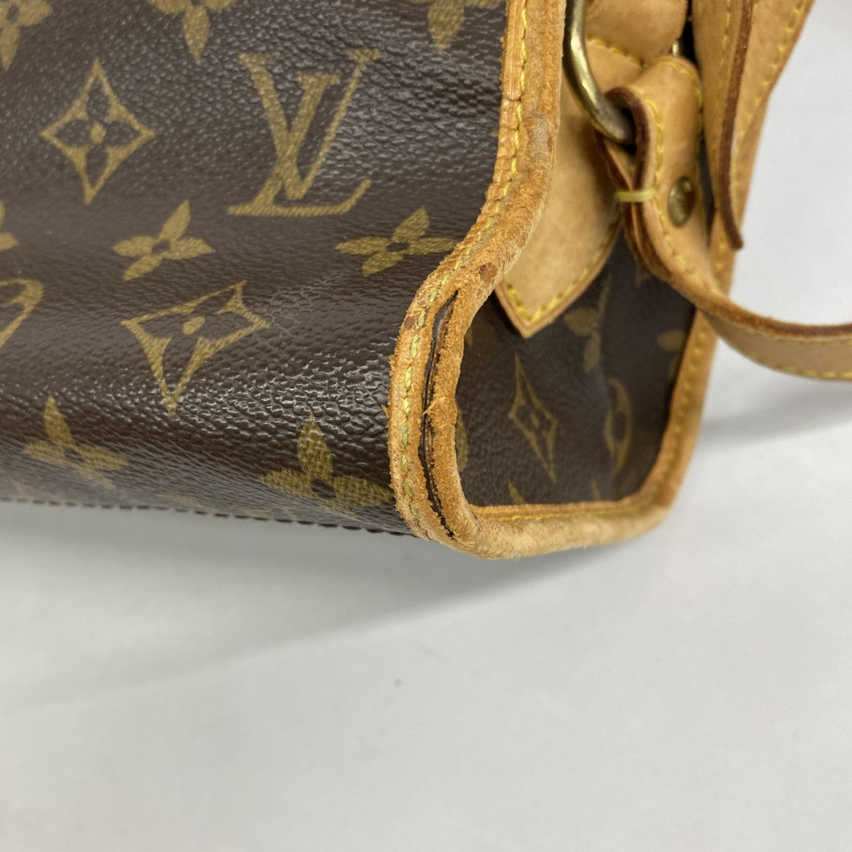【6fa1158】ルイヴィトン ショルダーバッグ モノグラム ポパンクールロン M40008 ブラウン【中古】レディース