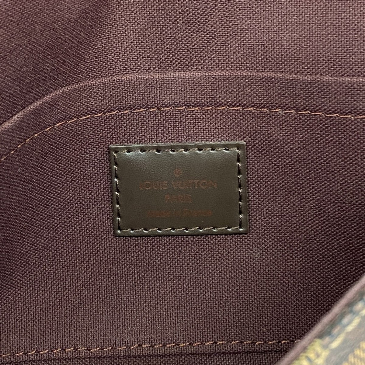 【6fa1159】ルイヴィトン ハンドバッグ ダミエ フェイボリットPM N41276 エベヌ 2wayバッグ【中古】レディース