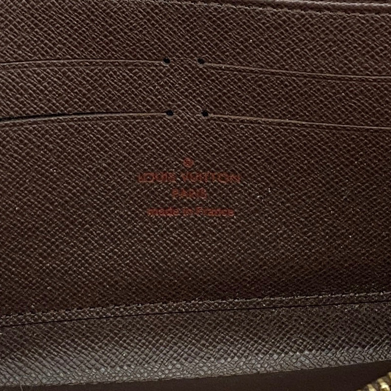 【6fa1160】ルイヴィトン 長財布 ダミエ ジッピーウォレット N60015 エベヌ【中古】メンズ レディース ユニセックス