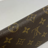 【6fa1161】ルイヴィトン 長財布 モノグラム ポシェットポルトモネクレディ M61723 ブラウン【中古】メンズ レディース ユニセックス
