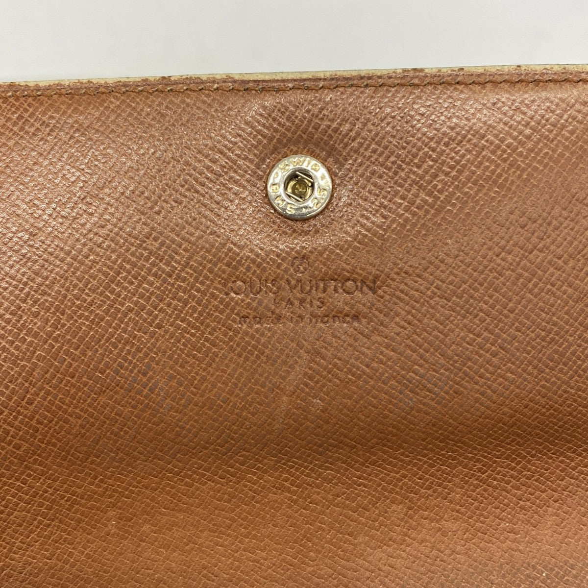 【6fa1161】ルイヴィトン 長財布 モノグラム ポシェットポルトモネクレディ M61723 ブラウン【中古】メンズ レディース ユニセックス