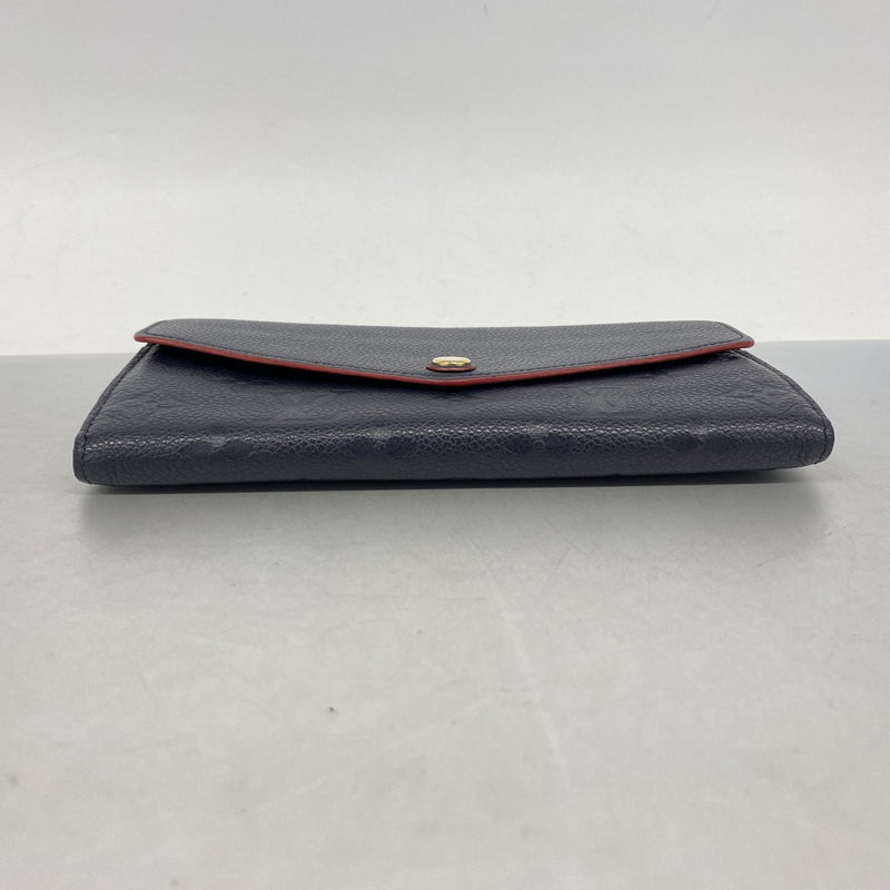 【6fa1162】ルイヴィトン 長財布 モノグラム・アンプラント ポルトフォイユサラ M62125 マリーヌルージュ【中古】レディース