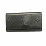 【6fa1164】ルイヴィトン キーケース モノグラム・マット ミュルティクレ4 M65162 ノワール【中古】メンズ レディース ユニセックス