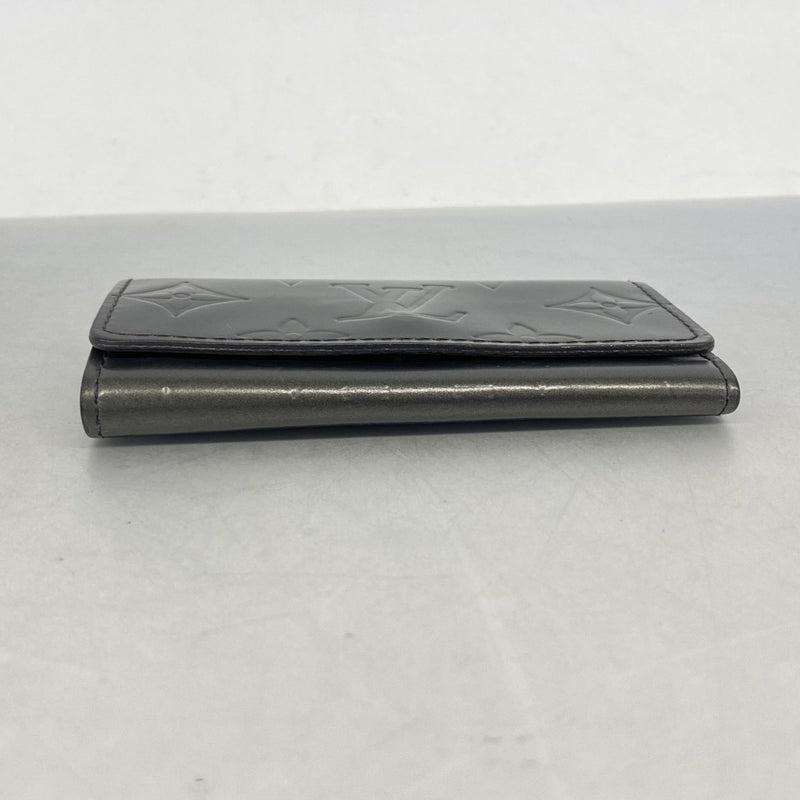 【6fa1164】ルイヴィトン キーケース モノグラム・マット ミュルティクレ4 M65162 ノワール【中古】メンズ レディース ユニセックス