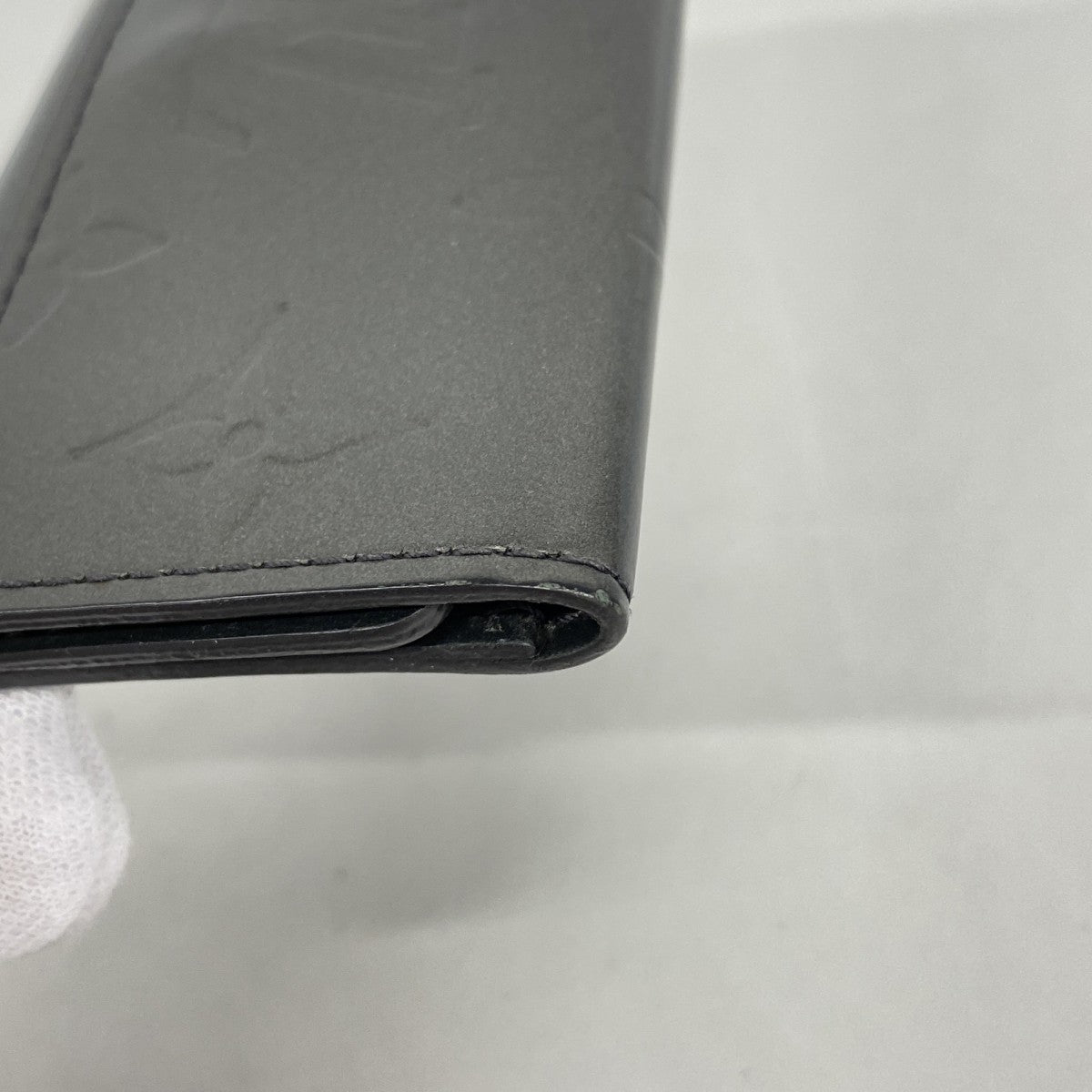 【6fa1164】ルイヴィトン キーケース モノグラム・マット ミュルティクレ4 M65162 ノワール【中古】メンズ レディース ユニセックス