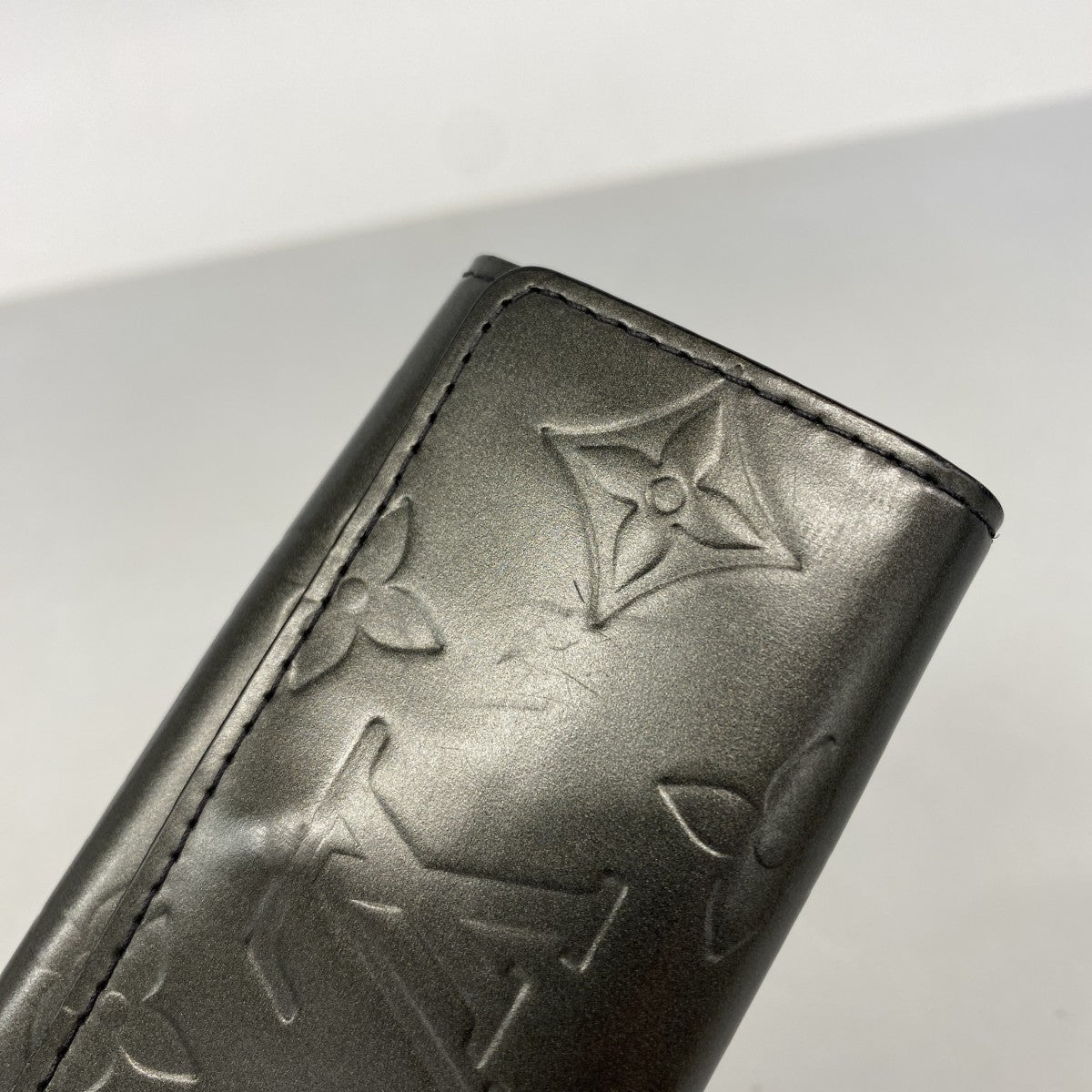 【6fa1164】ルイヴィトン キーケース モノグラム・マット ミュルティクレ4 M65162 ノワール【中古】メンズ レディース ユニセックス