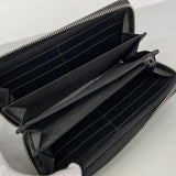 【6fa1165】グッチ 長財布 グッチシマ 473928 レザー ブラック シルバー金具【中古】メンズ レディース ユニセックス