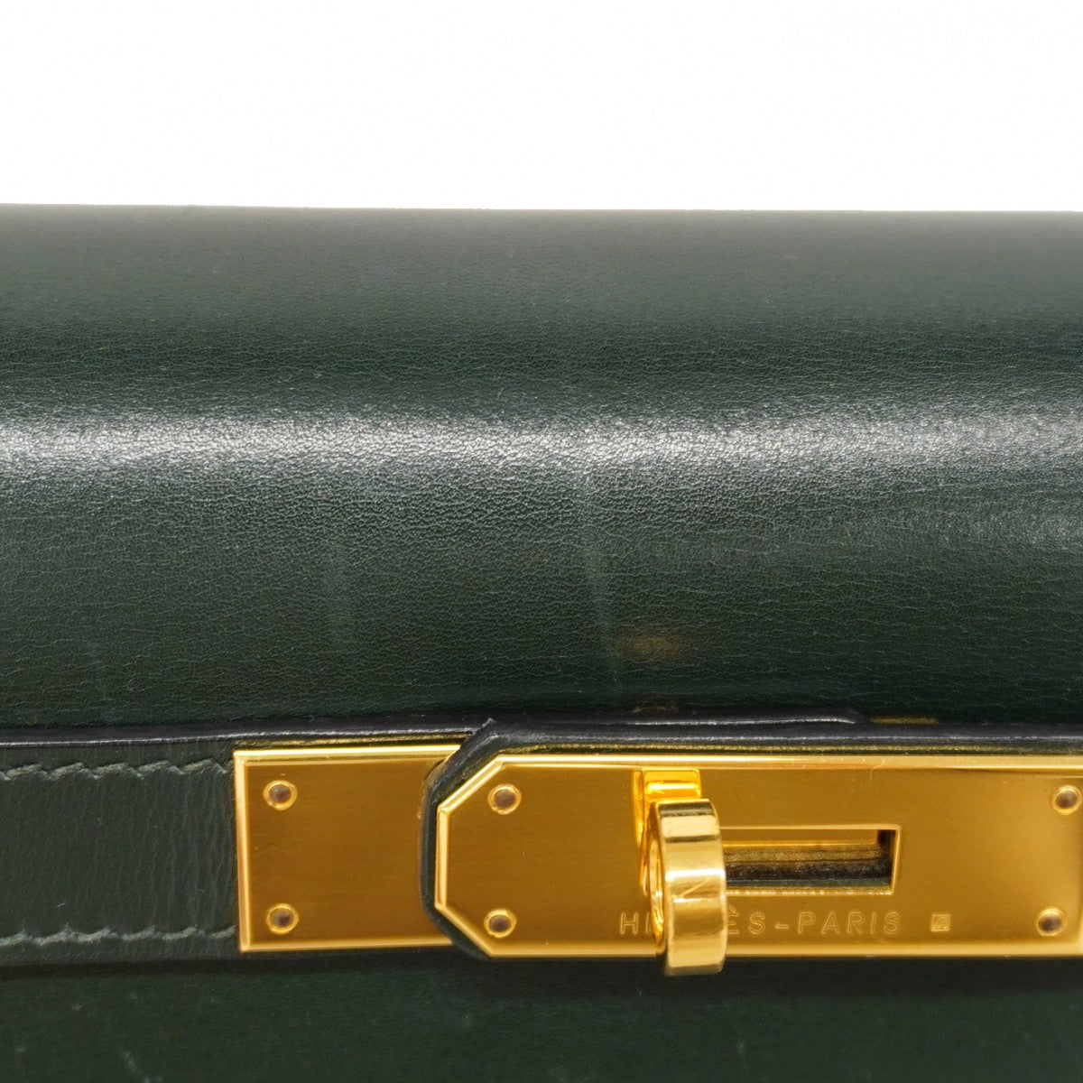 【6fa1168】エルメス ハンドバッグ ケリー32 ボックスカーフ ヴェール ゴールド金具 □F刻印 2wayバッグ【中古】レディース