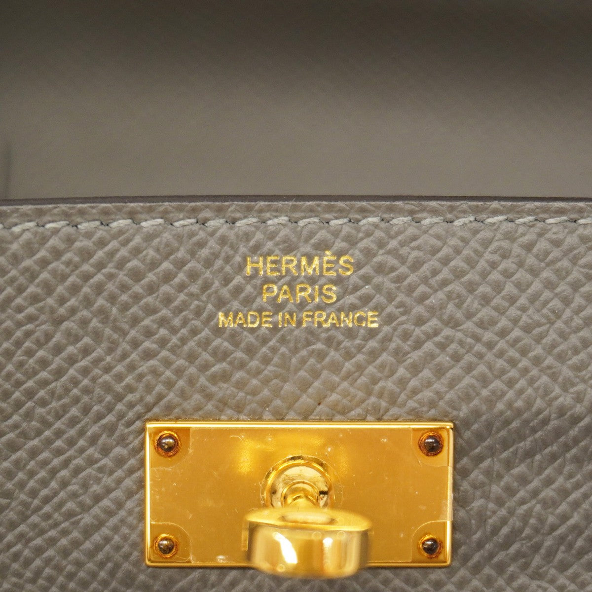 【6fa1170】エルメス ショルダーウォレット ケリートゥーゴー ヴォーエプソン グリメイヤー ゴールド金具 W刻印【中古】レディース