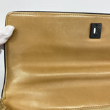 【6fa1174】シャネル ショルダーバッグ チェーンショルダー レザー ブラウン【中古】レディース