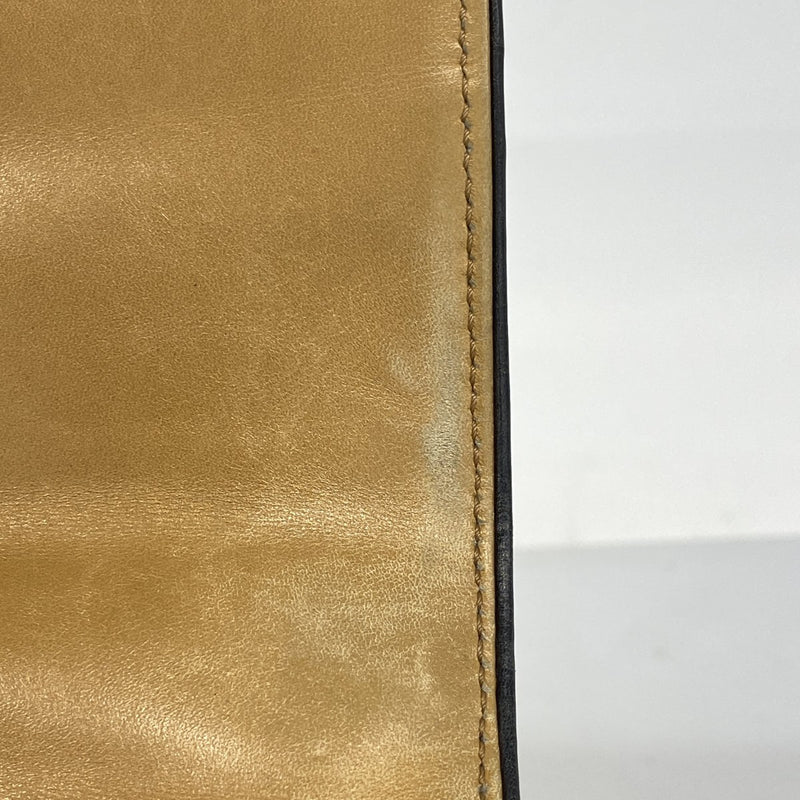 【6fa1174】シャネル ショルダーバッグ チェーンショルダー レザー ブラウン【中古】レディース