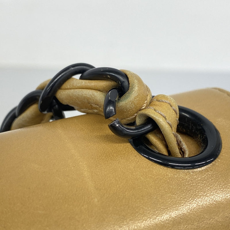 【6fa1174】シャネル ショルダーバッグ チェーンショルダー レザー ブラウン【中古】レディース