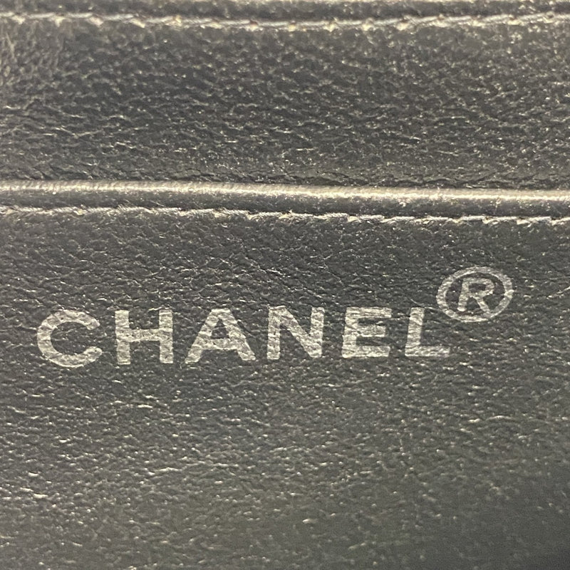 【6fa1175】シャネル リュック・デイパック マトラッセ パテントレザー ブラック シルバー金具【中古】レディース