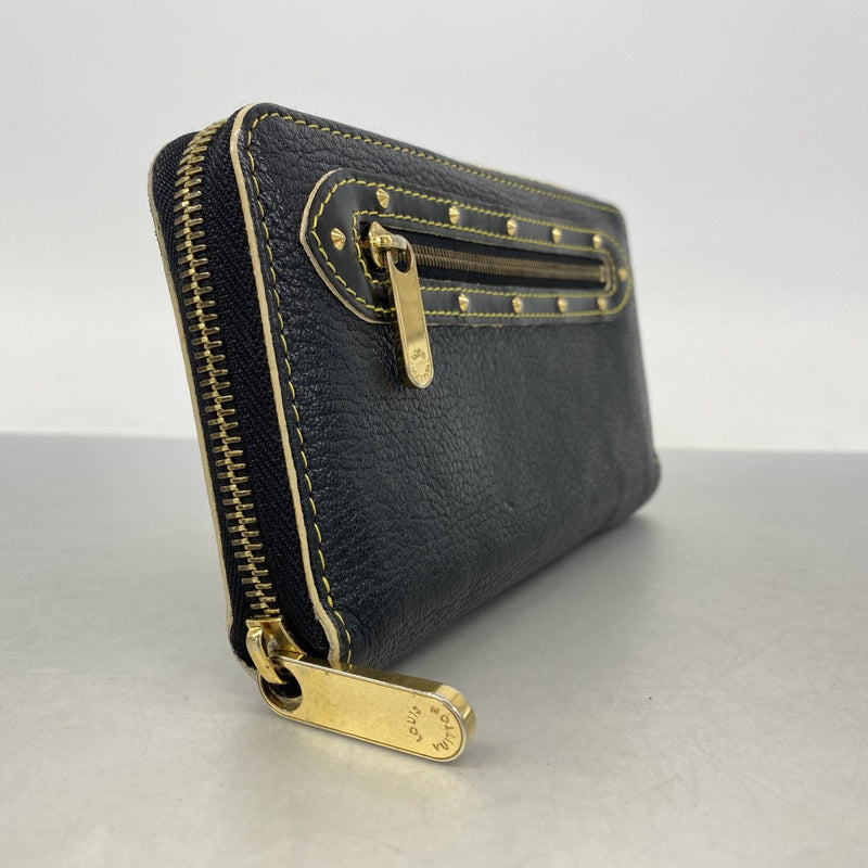 【6fa1180】ルイヴィトン 長財布 スハリ ジッピーウォレット M93029 ノワール【中古】レディース