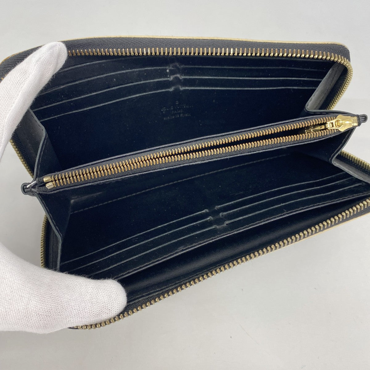 【6fa1180】ルイヴィトン 長財布 スハリ ジッピーウォレット M93029 ノワール【中古】レディース