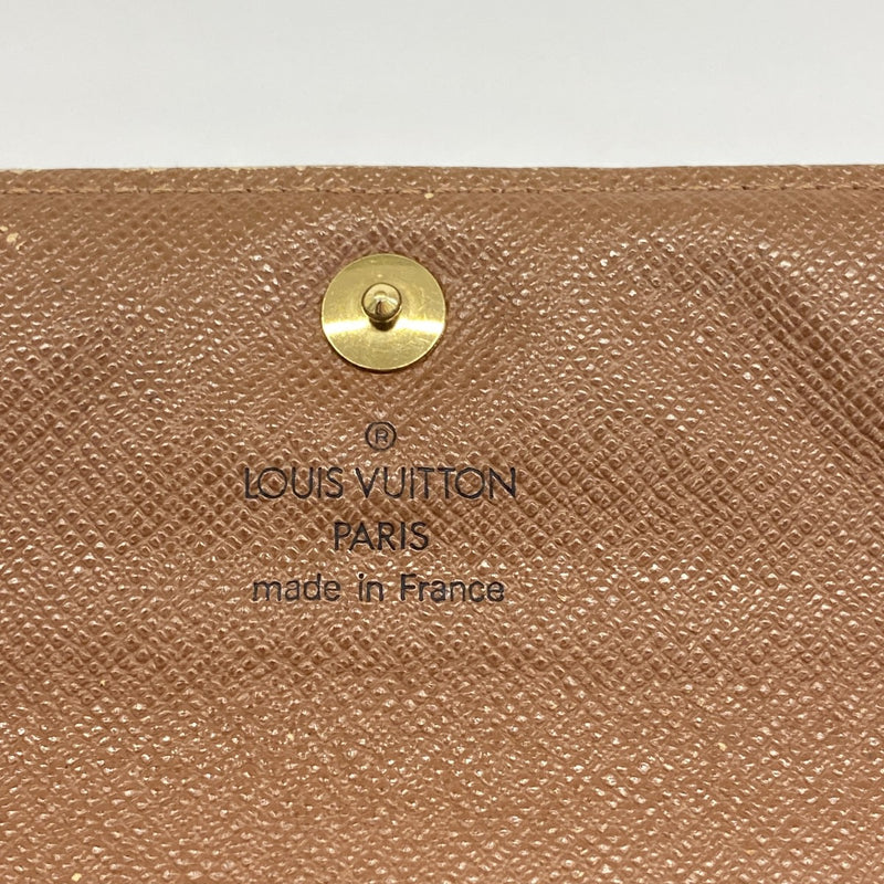 【6fa1182】ルイヴィトン 財布 モノグラム ポルトフォイユアレクサンドラ M60047 ブラウン【中古】レディース