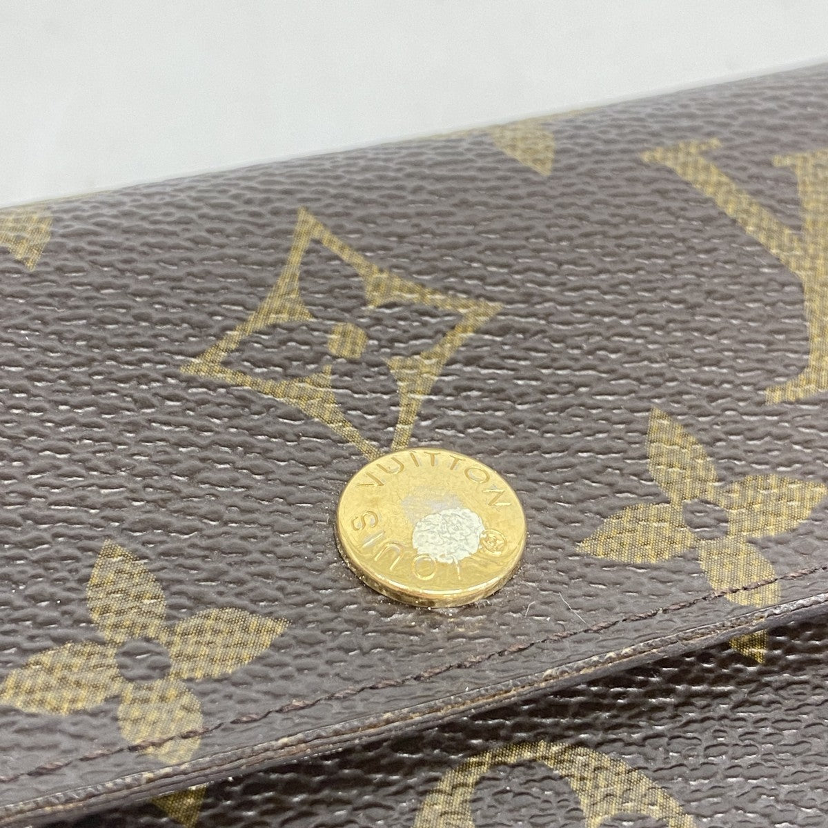 【6fa1182】ルイヴィトン 財布 モノグラム ポルトフォイユアレクサンドラ M60047 ブラウン【中古】レディース