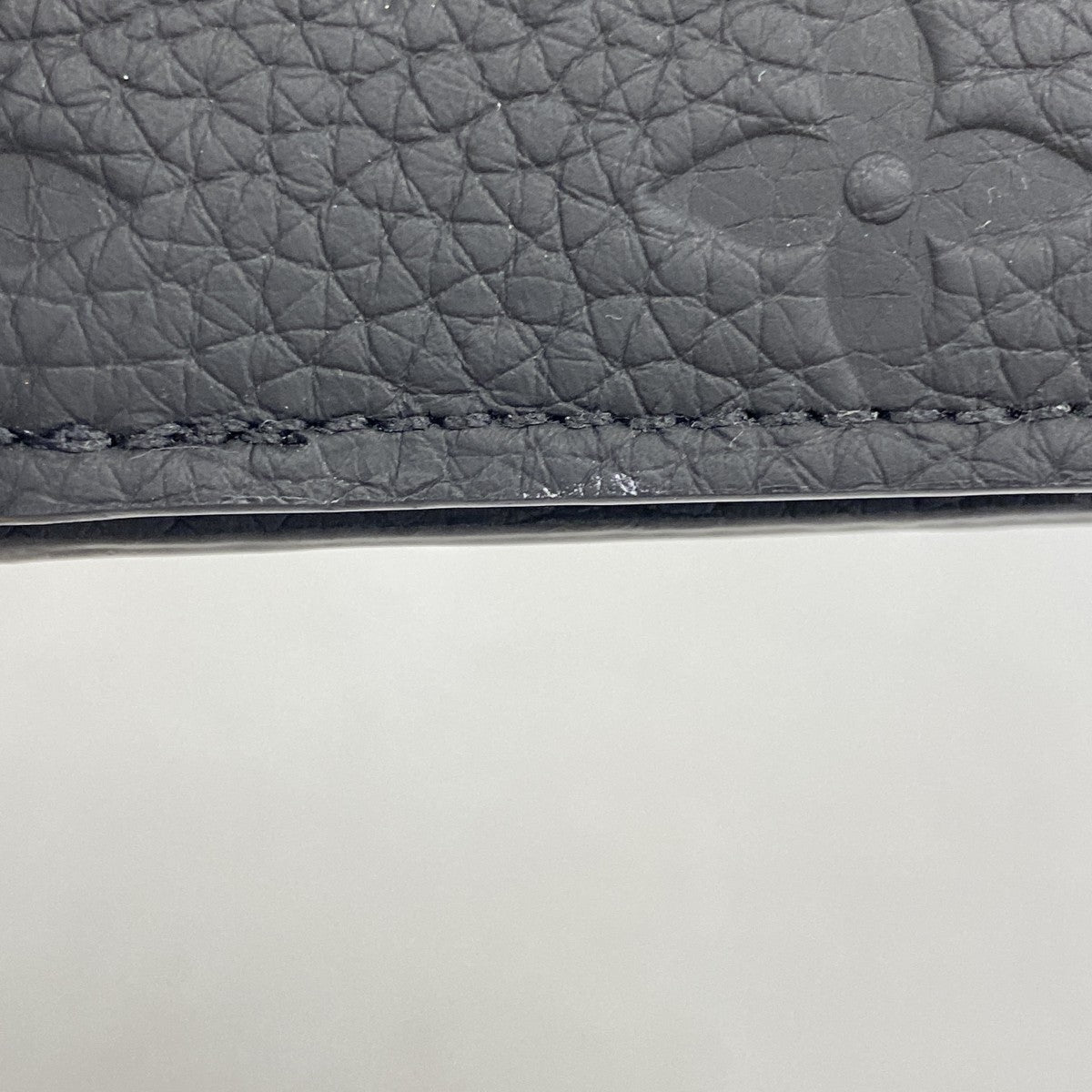【6fa1183】ルイヴィトン 手帳カバー モノグラム トリヨン ノートブックカバーMMエミリー GI1171 ノワール【中古】メンズ