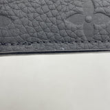 【6fa1183】ルイヴィトン 手帳カバー モノグラム トリヨン ノートブックカバーMMエミリー GI1171 ノワール【中古】メンズ