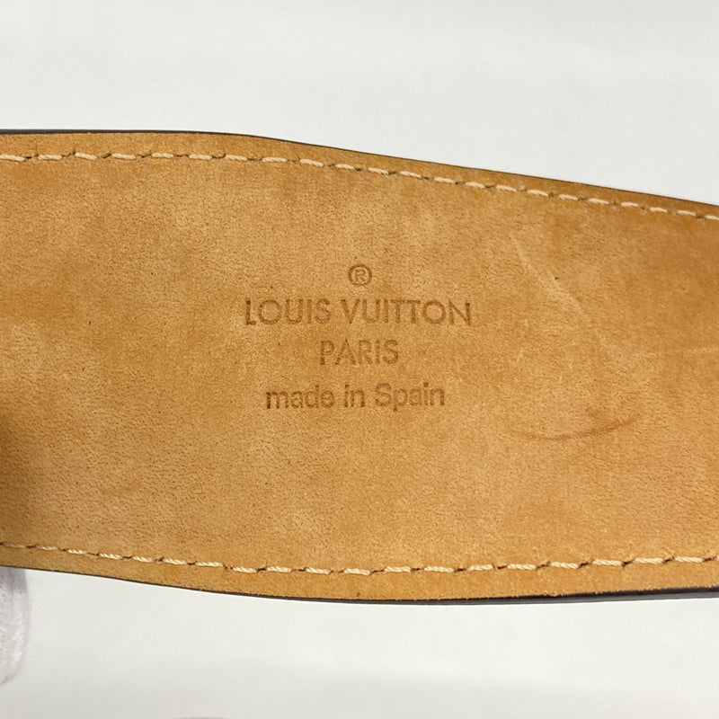 【6fa1184】ルイヴィトン ベルト サンチュールエルドラド M9841 ブラック【中古】メンズ