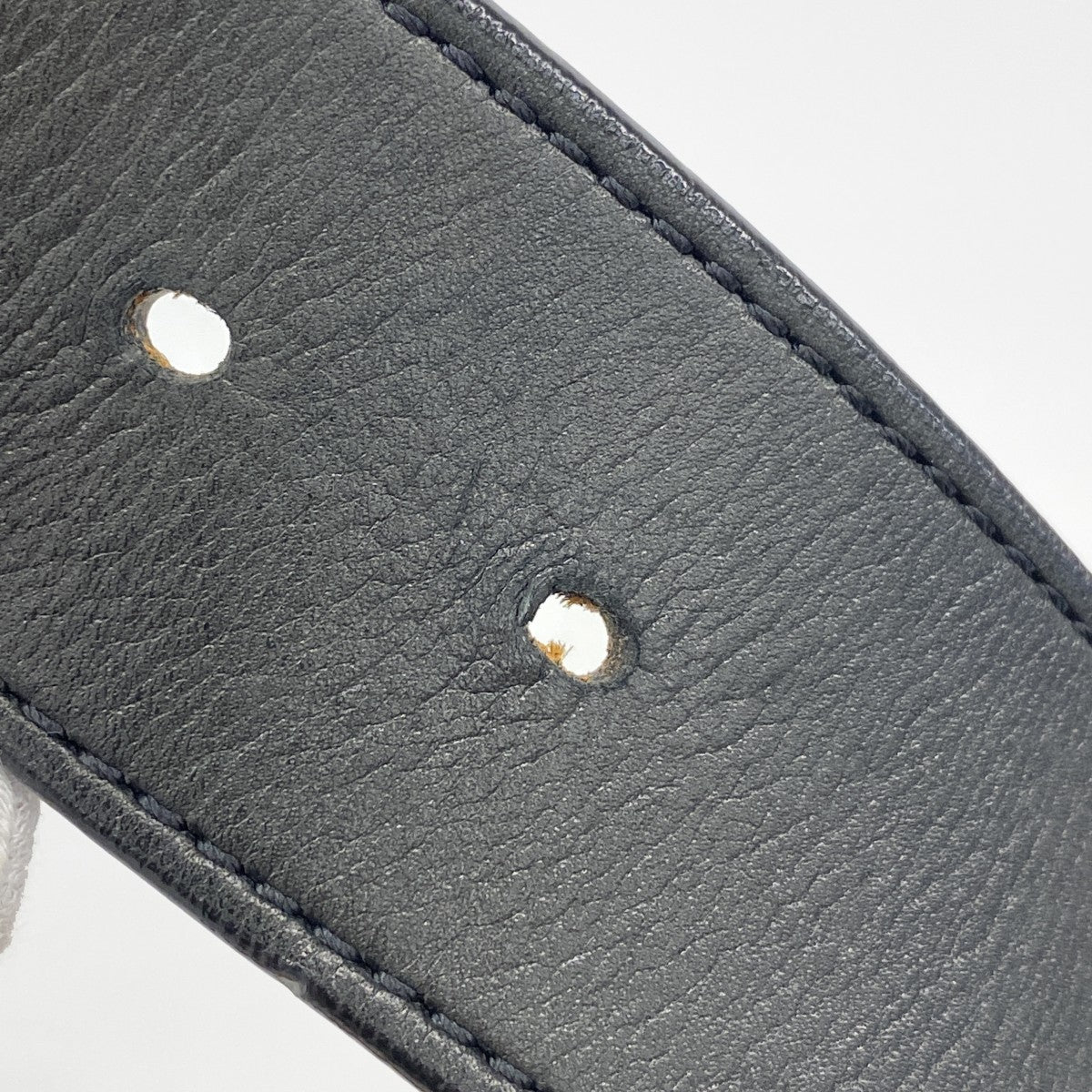 【6fa1184】ルイヴィトン ベルト サンチュールエルドラド M9841 ブラック【中古】メンズ