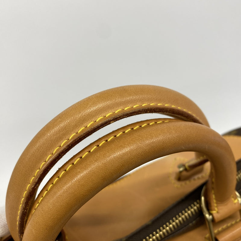 【6fa1186】ルイヴィトン ボストンバッグ モノグラム アリゼドゥポッシュ M41392 ブラウン【中古】メンズ レディース ユニセックス