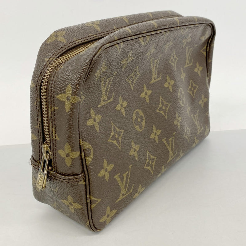 【6fa1187】ルイヴィトン ポーチ モノグラム トゥルーストワレット23 M47524 ブラウン【中古】レディース