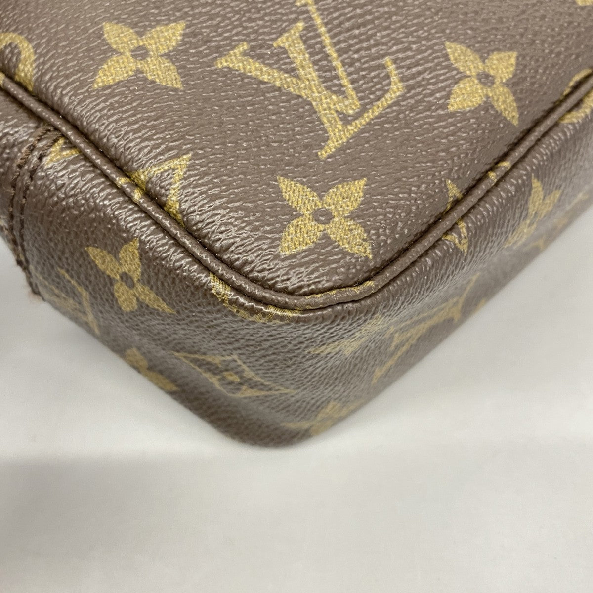 【6fa1187】ルイヴィトン ポーチ モノグラム トゥルーストワレット23 M47524 ブラウン【中古】レディース