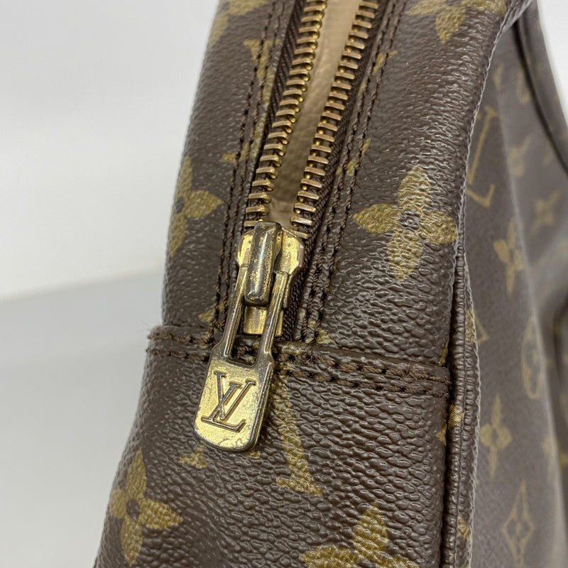 【6fa1187】ルイヴィトン ポーチ モノグラム トゥルーストワレット23 M47524 ブラウン【中古】レディース
