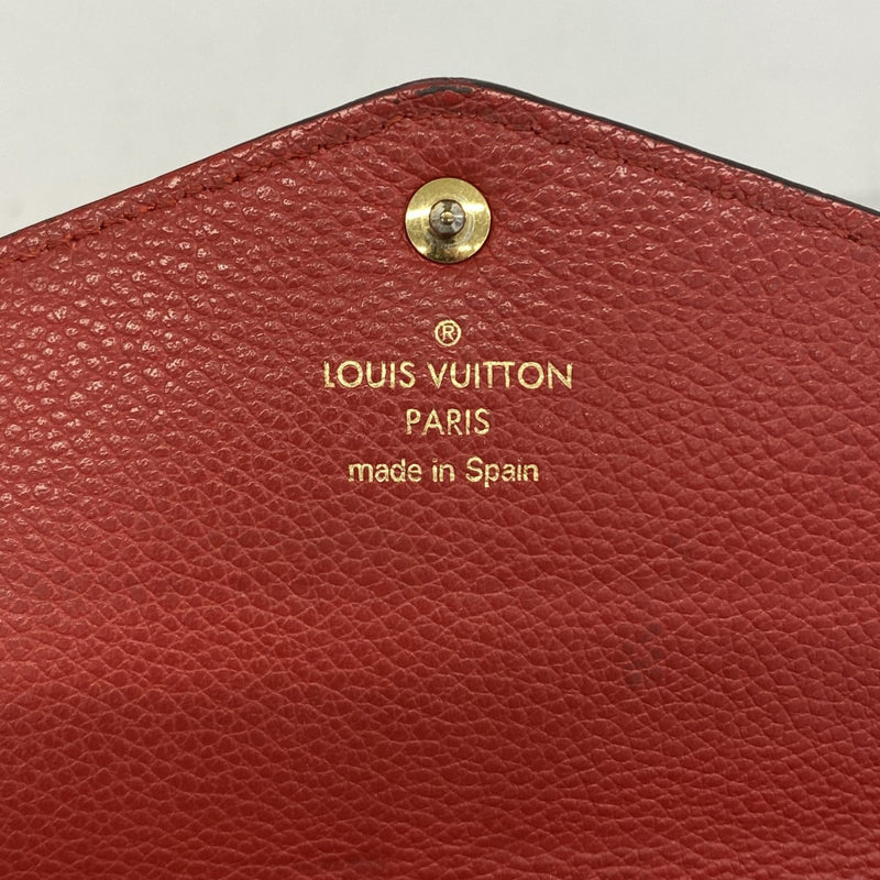 【6fa1188】ルイヴィトン 長財布 モノグラム・アンプラント ポルトフォイユサラ M61181 スリーズ【中古】レディース