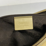 【6fa1194】グッチ ショルダーバッグ 90762 キャンバス ベージュ ゴールド金具【中古】レディース