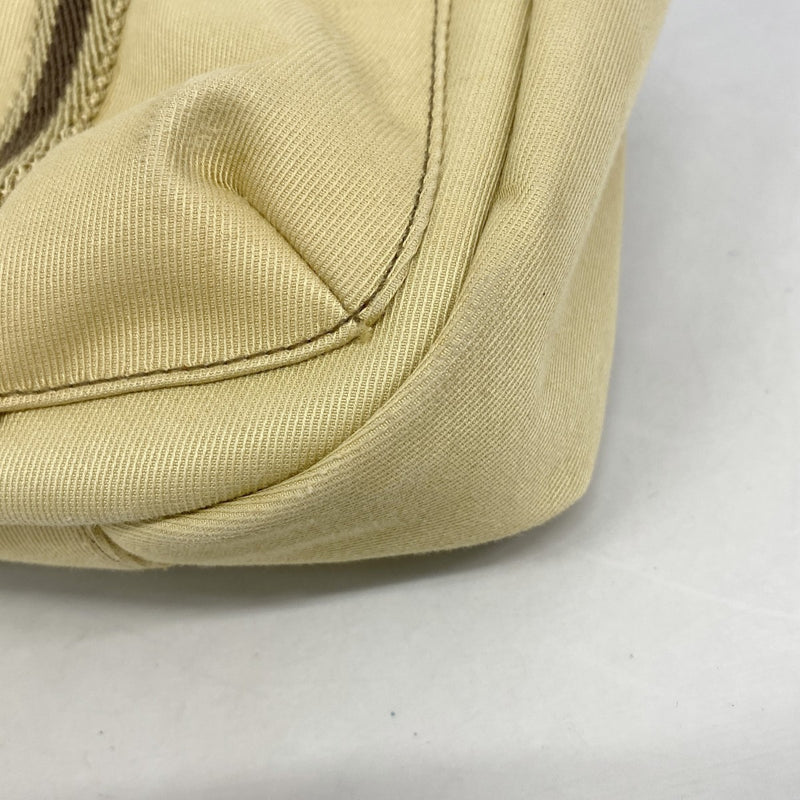 【6fa1194】グッチ ショルダーバッグ 90762 キャンバス ベージュ ゴールド金具【中古】レディース