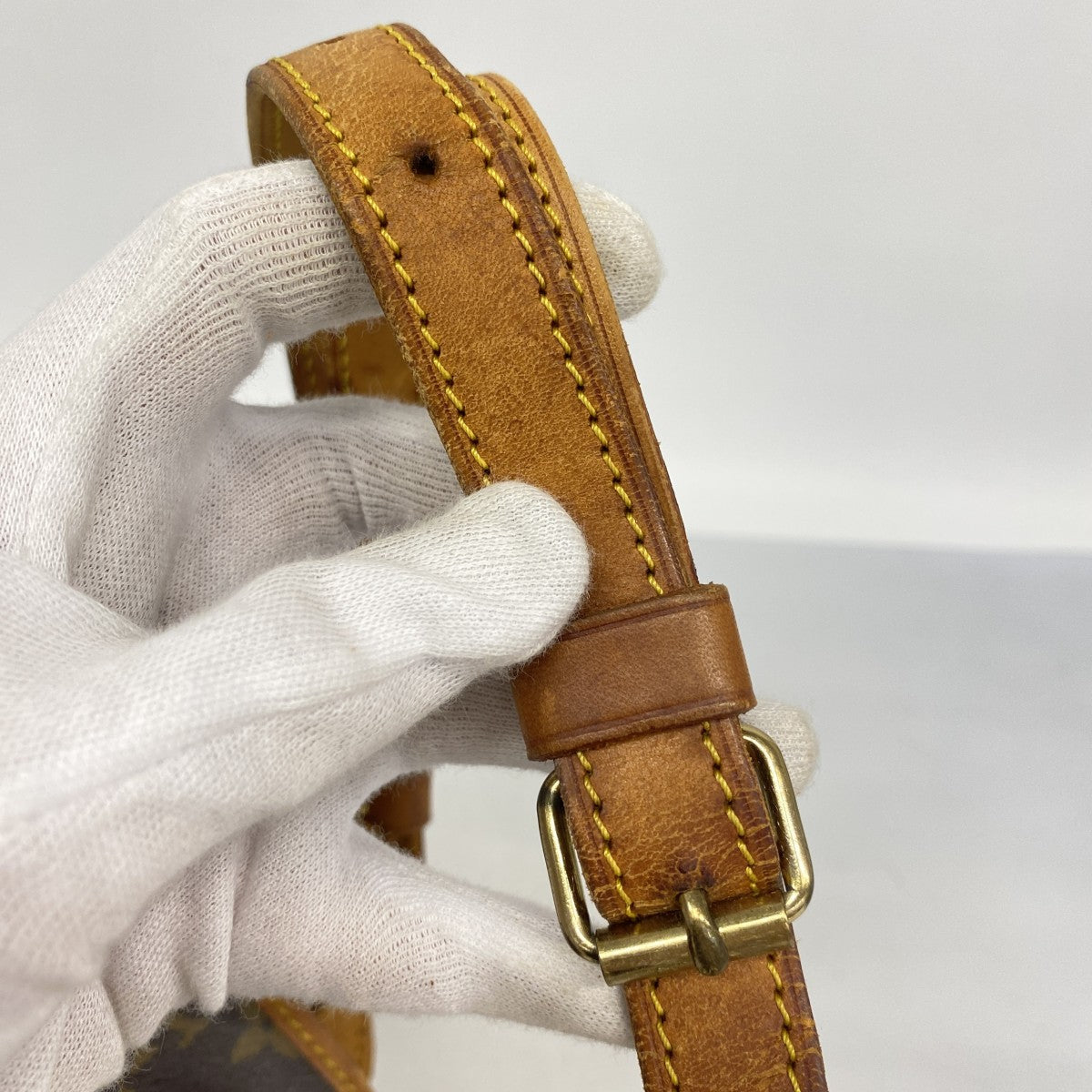 【6fa1198】ルイヴィトン ショルダーバッグ モノグラム ソミュール30 M42256 ブラウン【中古】レディース
