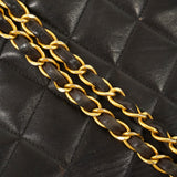 【6fa1210】シャネル ショルダーバッグ ダイアナ チェーンショルダー ラムスキン ブラック ゴールド金具【中古】レディース