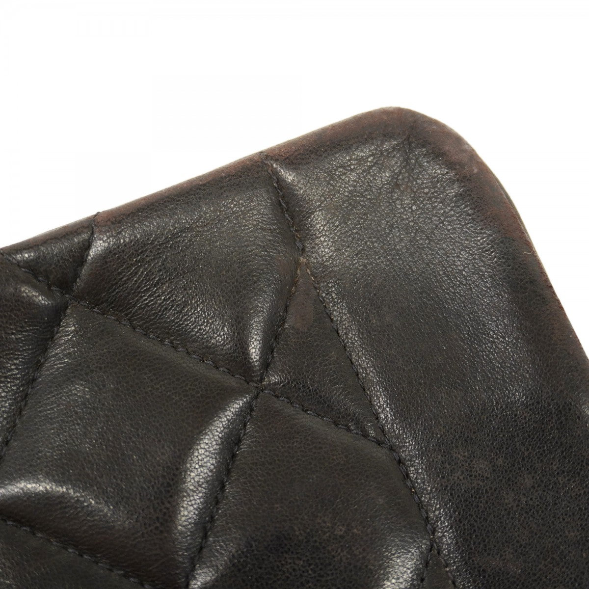 【6fa1210】シャネル ショルダーバッグ ダイアナ チェーンショルダー ラムスキン ブラック ゴールド金具【中古】レディース
