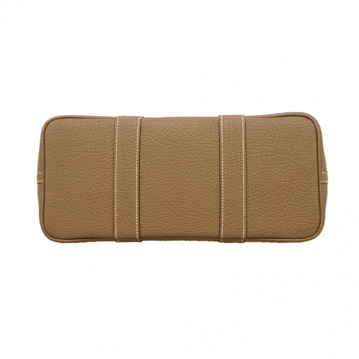 【6fa1218】エルメス トートバッグ ガーデンパーティTPM カントリー エトゥープ シルバー金具 Z刻印【中古】レディース