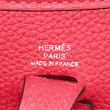 【6fa1219】エルメス ショルダーバッグ エヴリンTPM トリヨンノビーヨ フランボワーズ シルバー金具 Y刻印【中古】レディース