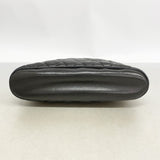 【6fa1233】シャネル ショルダーバッグ マトラッセ チェーンショルダー ラムスキン ブラック ゴールド金具【中古】レディース