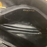 【6fa1233】シャネル ショルダーバッグ マトラッセ チェーンショルダー ラムスキン ブラック ゴールド金具【中古】レディース